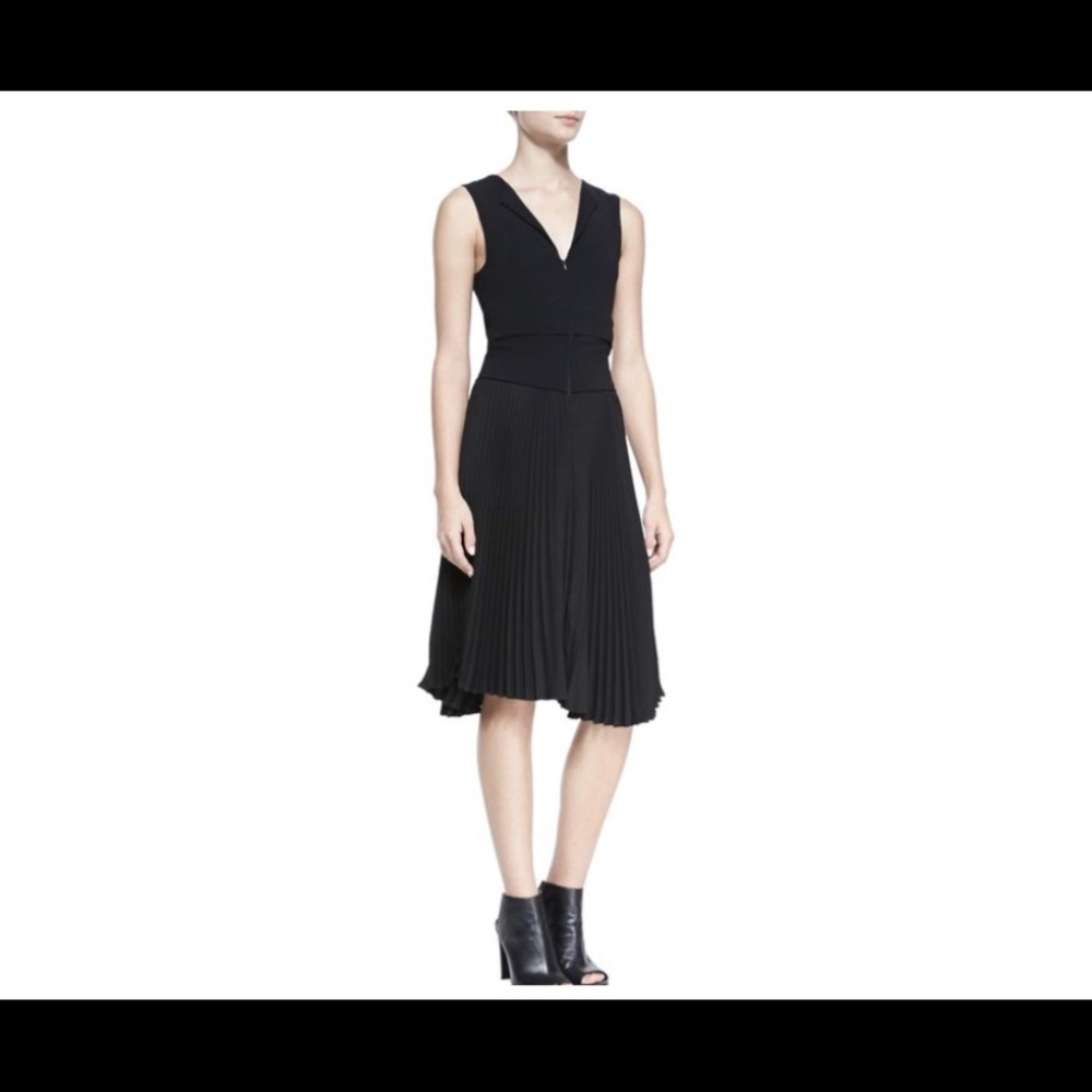 NWT ALC Etta crepe pleated dress